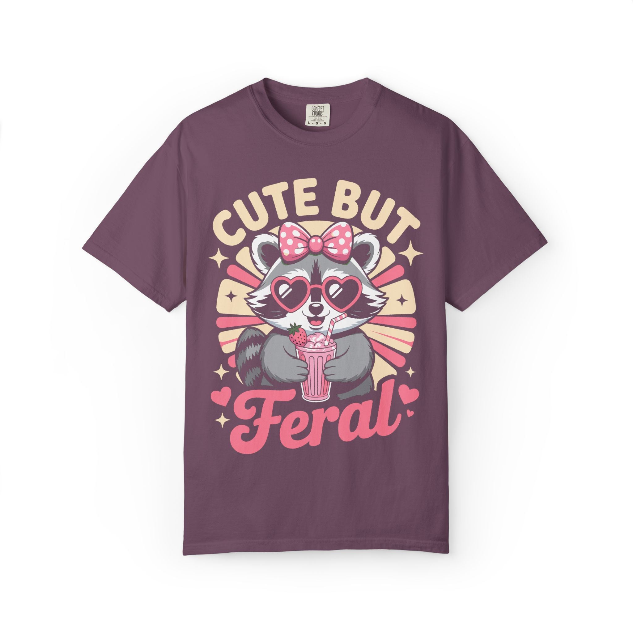 Cute But Feral Raccoon T-Shirt