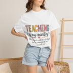 Teaching Is My Ministry T-Shirt — Christian Teacher Gift, Biblical Colossians 3:23 Tee
