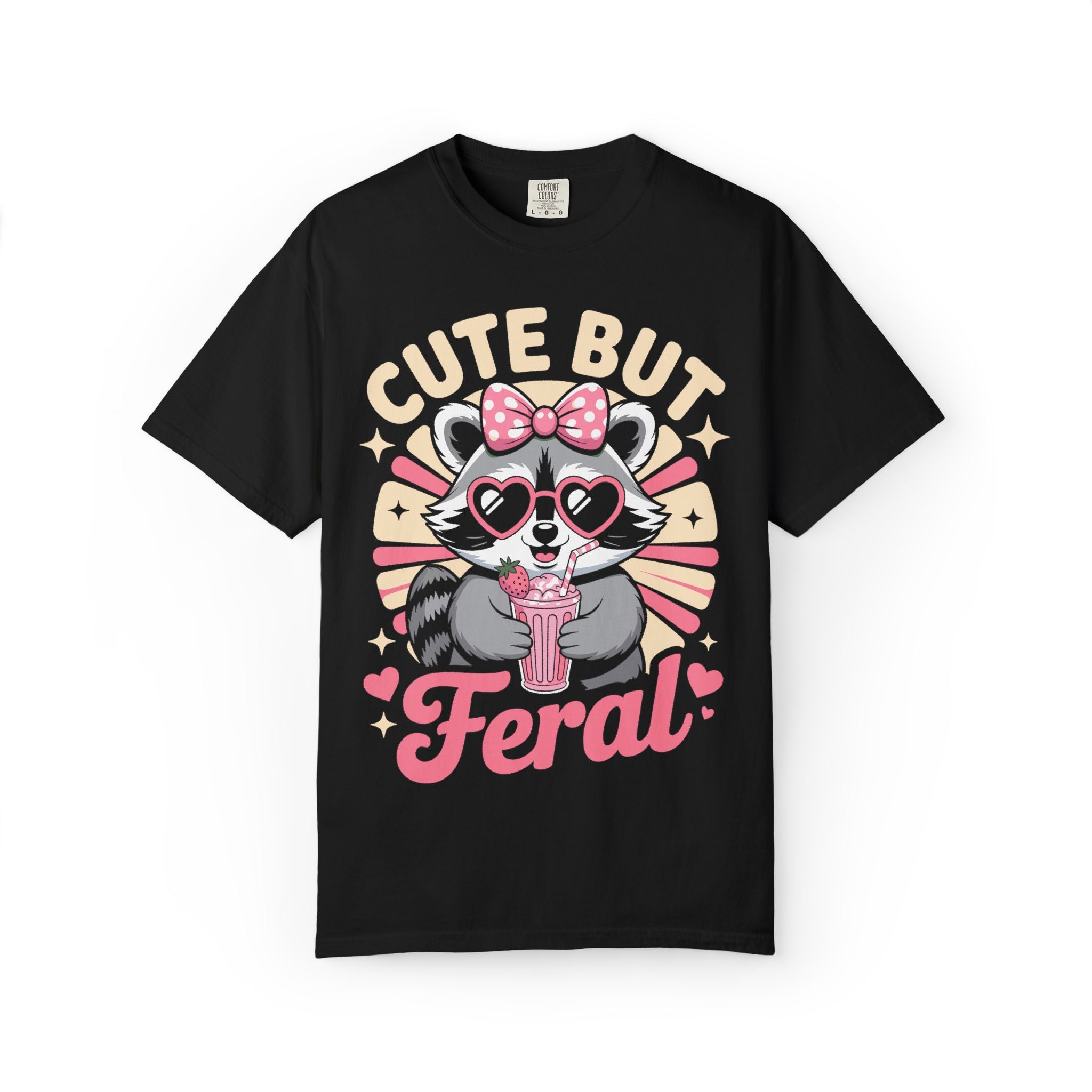 Cute But Feral Raccoon T-Shirt
