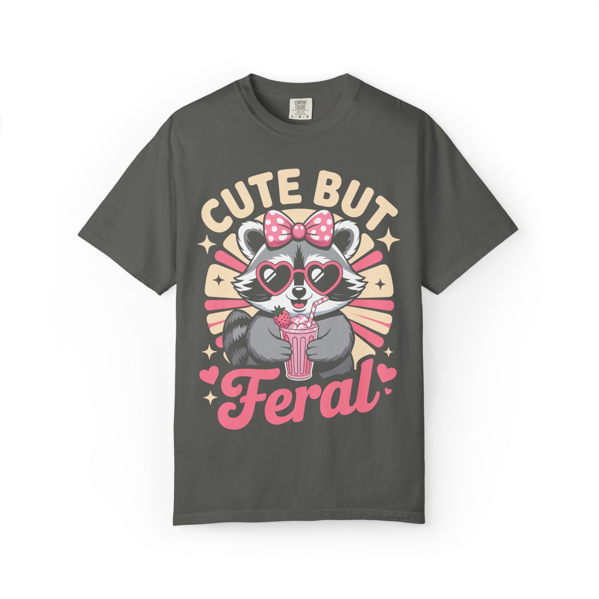 Cute But Feral Raccoon T-Shirt