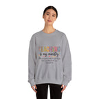 Crewneck Sweatshirt — "Teaching Is My Ministry" Inspirational Christian Teacher Sweatshirt