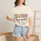 Teaching Is My Ministry T-Shirt — Christian Teacher Gift, Biblical Colossians 3:23 Tee
