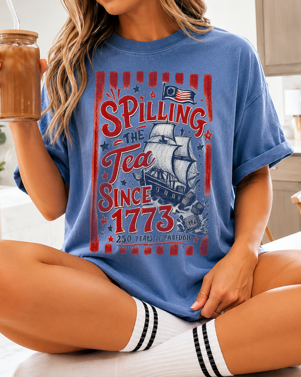 Spilling the Tea Since 1773 T‑Shirt