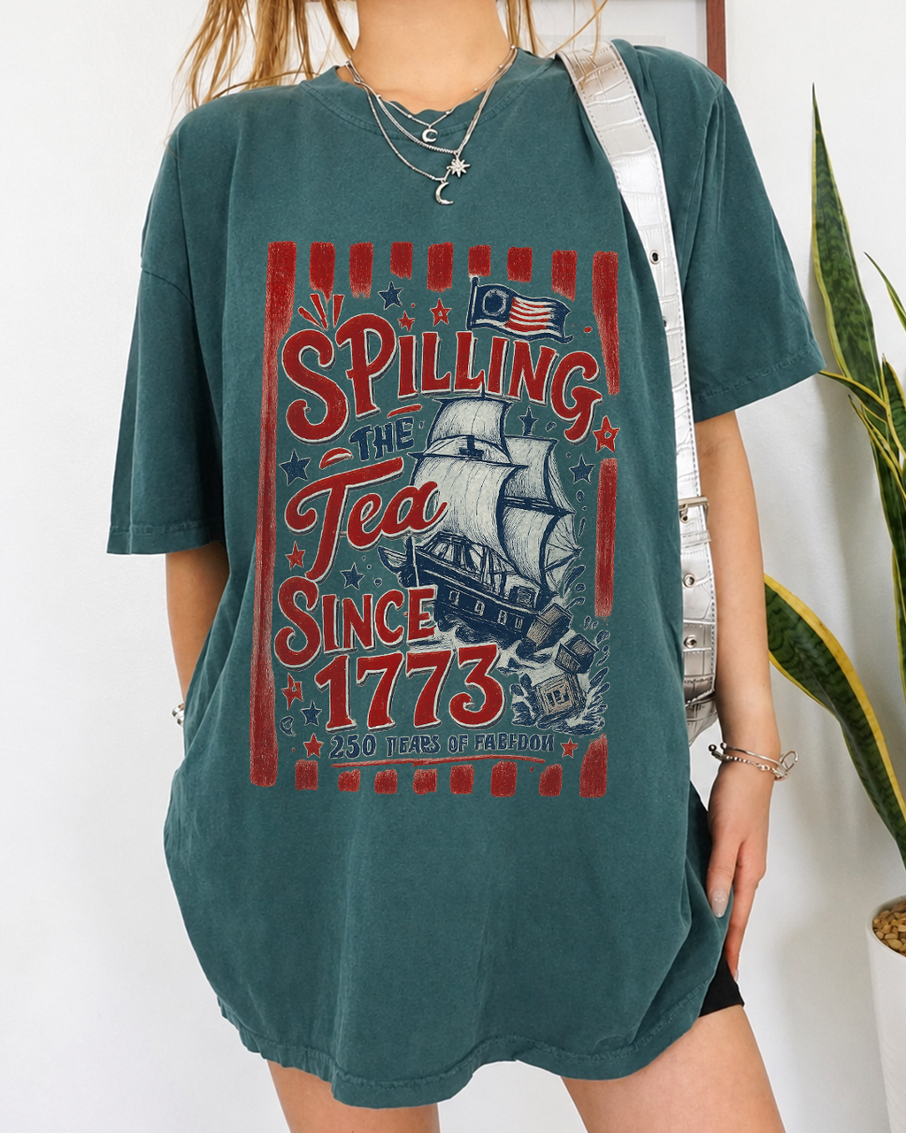 Spilling the Tea Since 1773 T‑Shirt