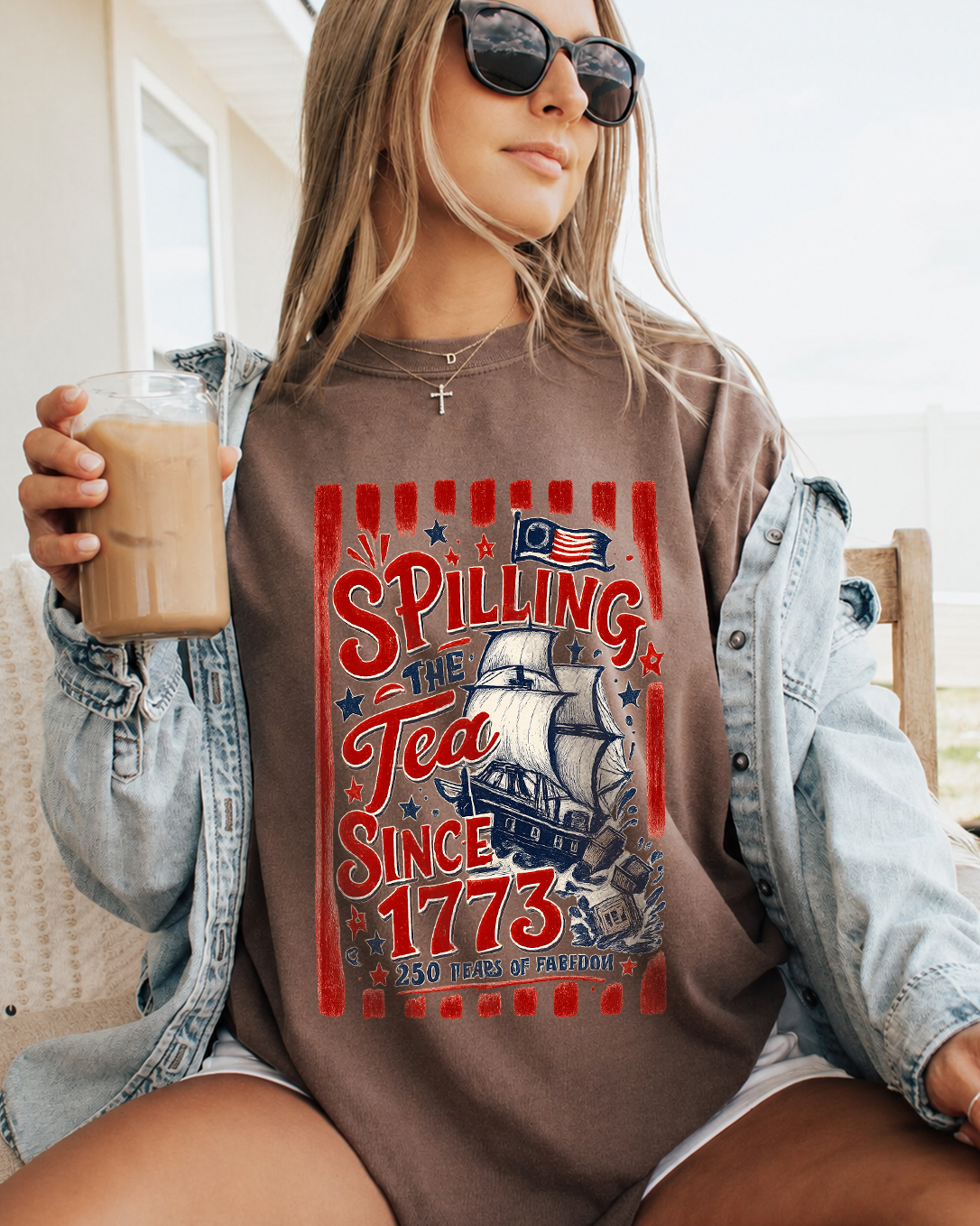 Spilling the Tea Since 1773 T‑Shirt